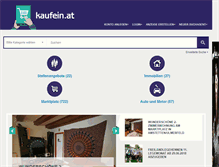 Tablet Screenshot of kaufein.at