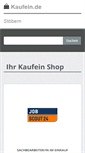 Mobile Screenshot of kaufein.de